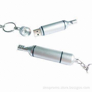 USB Flash Disk with Metal Keychain